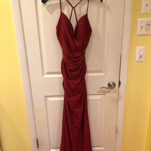 Burgundy Prom Dress